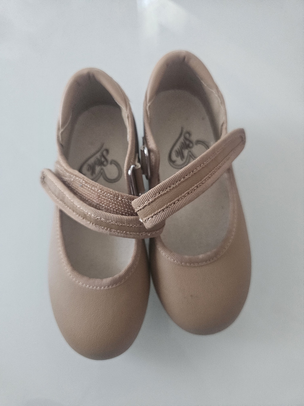 Stelle Tap Shoes for Girls Toddler PU Leather Non-Slip Dance Shoes